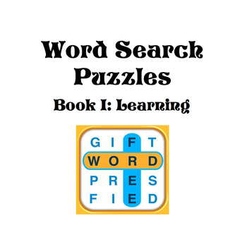 Educational Word Search Puzzle Book PDF Instant Download