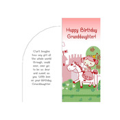 Granddaughter Birthday Money Gift Card Printable PDF Template