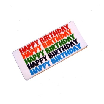 Happy Birthday Colorful Money Card PDF Template