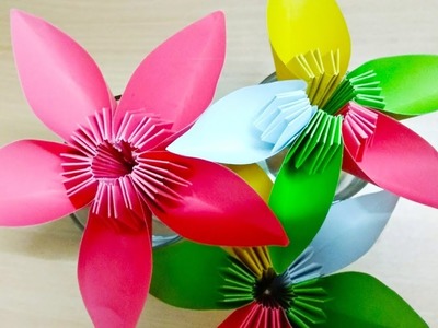 How to make a origami kusudama flower I DIY-Paper Artwork