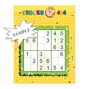 Kids Sudoku Time Fun Animals Three Levels 80 Puzzles PDF Instant Download