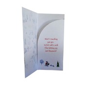 Mail Carrier Christmas Money Card PDF Template
