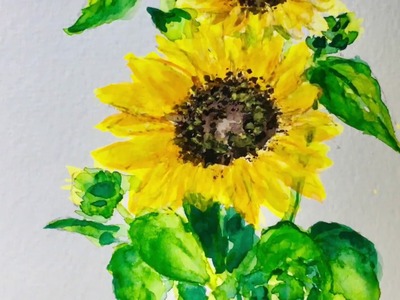 Sunflower Painting - Easy DIY Wallart