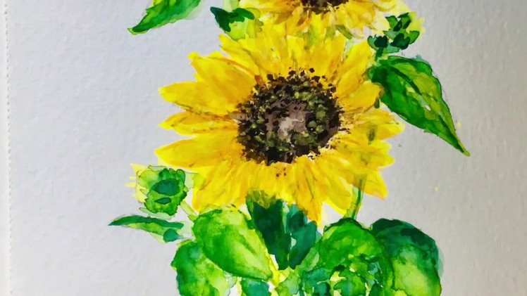 Sunflower Painting - Easy DIY Wallart