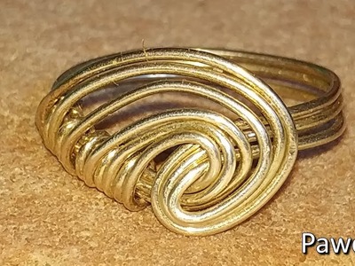 Wire WAVE ring - DIY