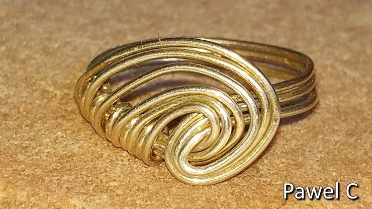 Wire WAVE ring - DIY