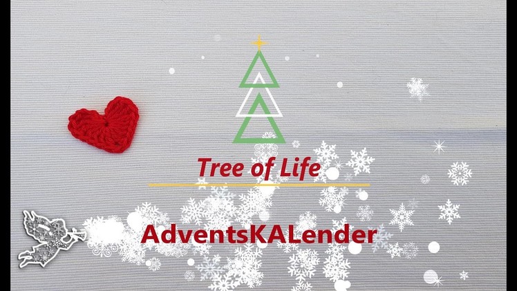 AdventsKALender 2021 - Tag 3 - Wir stricken das Tuch Tree of Life