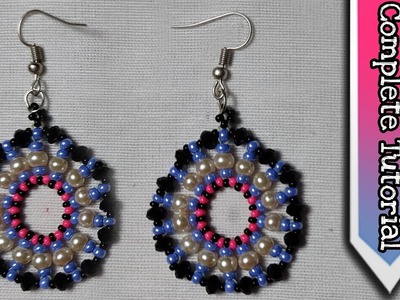 Beads earrings tutorial