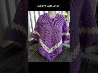Crochet Ponchos ideas For Women #crochet Upper ~ Top Designs