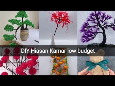 DIY Aesthetic Room Decor Low Budget| Hiasan kamar Murah #diy  #roomdecor  #roommakeover #hiasankamar