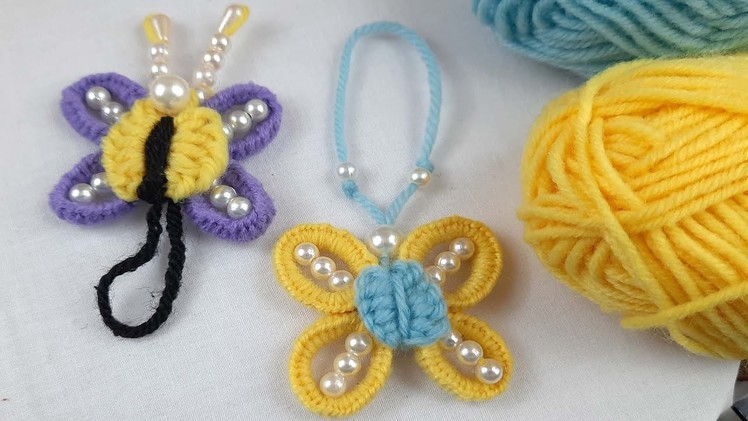 DIY!  Butterfly Making Idea with Woolen Thread
