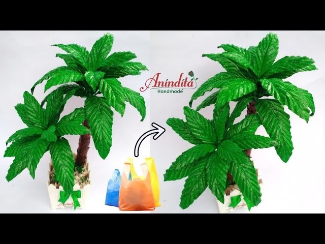 DIY Tanaman Hias Dari Plastik Kresek.How to make ornamental plants from plastic bags.Bunga Kresek