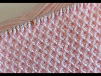 Easy Crochet Tunisian Knitting Model