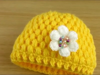 How to Crochet Baby Hat Step by Step | Crochet Baby Hat for Beginners (EASY)