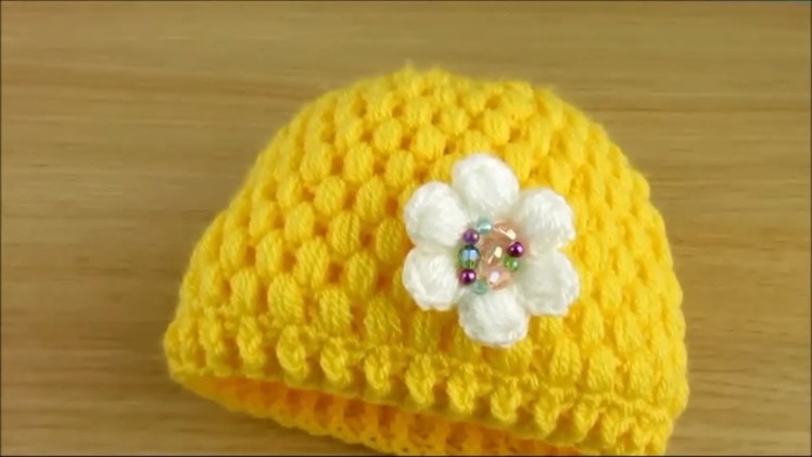 How to Crochet Baby Hat Step by Step | Crochet Baby Hat for Beginners (EASY)