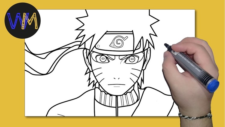 HOW TO DRAW NARUTO SAGE MODE SIX PATHS