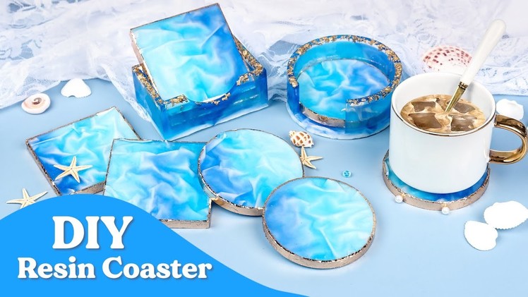 HOW TO MAKE RESIN COASTERS Using LETSRESIN Mold! FOR BEGINNERS STEP BY STEP!
