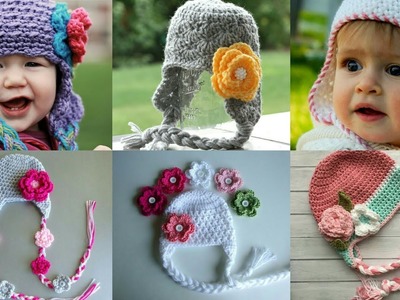 Most demanding winter's crochet baby Hat. earflap crochet hat. cap for kids