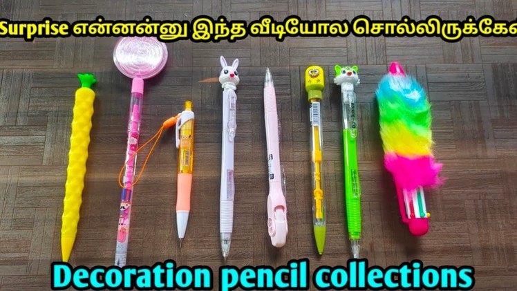 My new decoration penpencil review.craft tamil