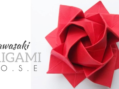 Origami Kawasaki Rose Tutorial | how to make origami rose flower