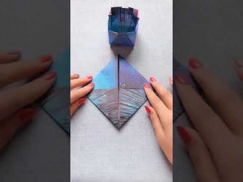 School Craft Idea. DIY Craft. School hacks. Origami craft.paper mini gift idea