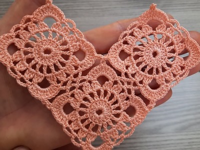 WONDERFUL Easy Beautiful Crochet Pattern knitting free Online Tutorial for beginners Tığ işi Örgü