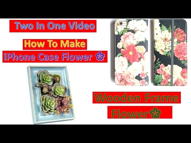 Best DIY Clip Collections For iPhone Case And Wooden Frame Flower Decorations|DIY Easy Phone Case