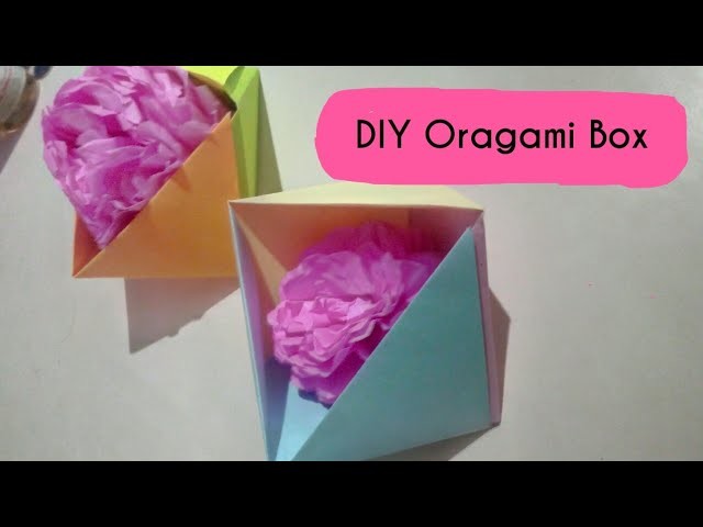 DIY ORAGAMI BOX |  Back to school supplies , | Easy  to make