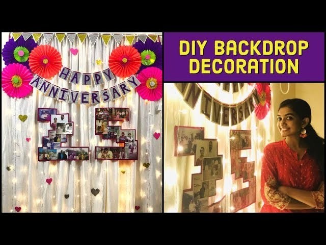 DIY Party Decoration ideas | Easy Anniversary decoration | Birthday decoration | Home decor ideas