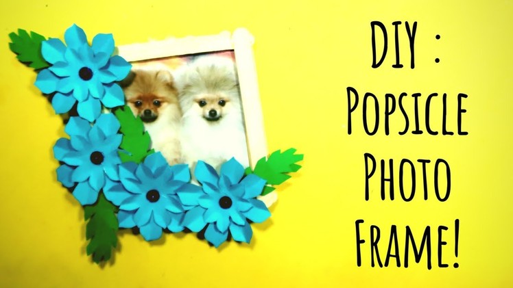 DIY : Popsicle Photo Frame! | OddMix | Swamini Kulkarni