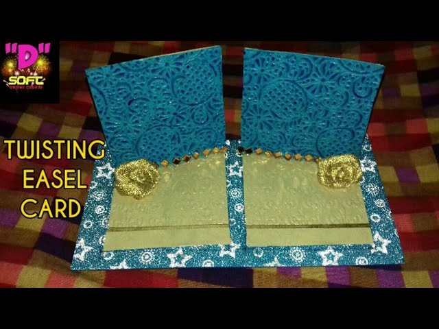 DIY Twisted Easel Card | 2 Way Twisting Easel card | Tamil
