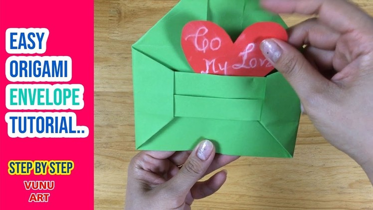 ???? Easy origami envelope tutorial | DIY Envelop | VUNU ART (Ep.5)