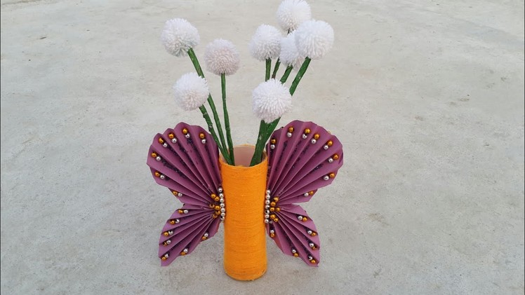 Home decor ideas. Diy. New design flower vase . Best for school projects .Prabha Singh.