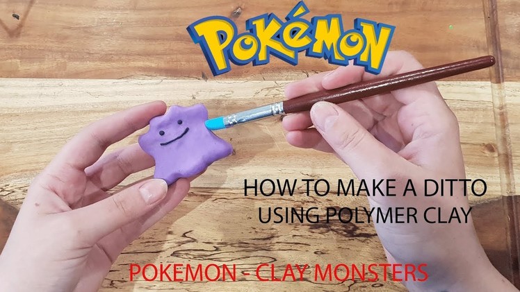 How To Make Ditto from Polymer Clay. Pokemon Clay Sculpting Tutorial