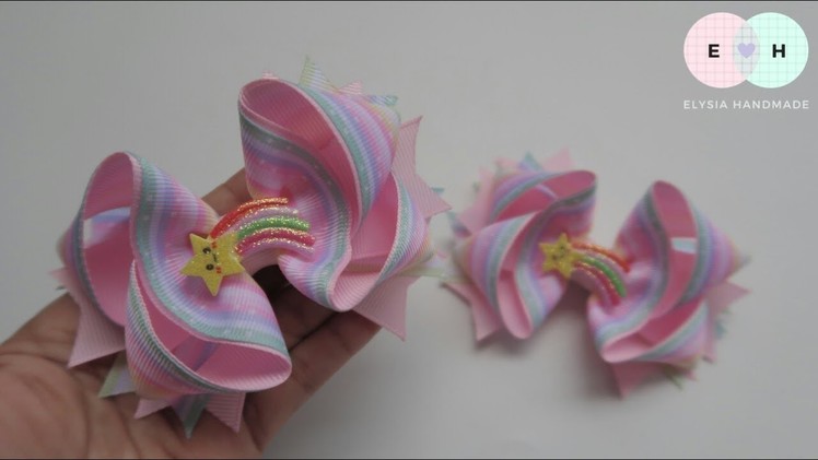 Laço De Fita ???? Ribbon Bow Tutorial #56 ???? DIY by Elysia Handmade