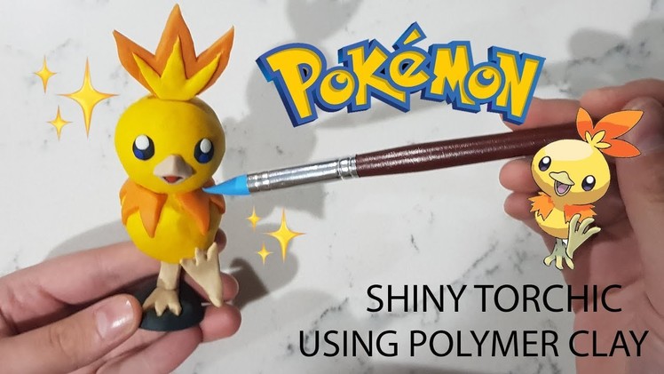 Making Shiny Torchic from Polymer Clay, Community Day Special Pokemon Go