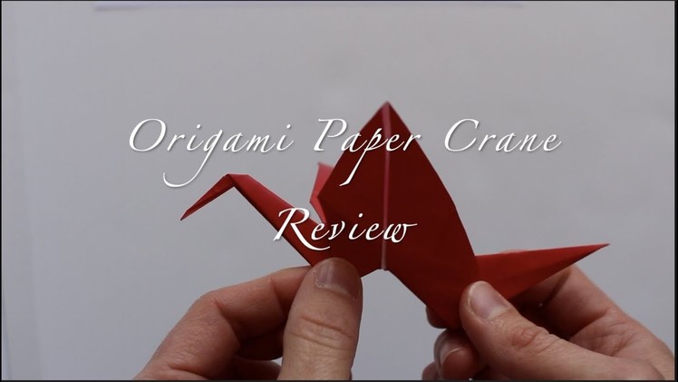 Origami Paper Crane Review