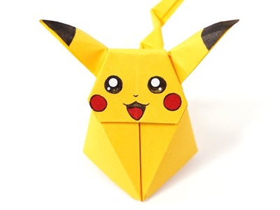 Origami Pikachu Pokemon (Ax Origami & Paper Kawaii) - Papercrafts 1101
