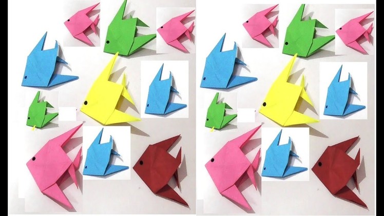 Paper fish making | Paper Fish Cutting | Paper Fish Origami