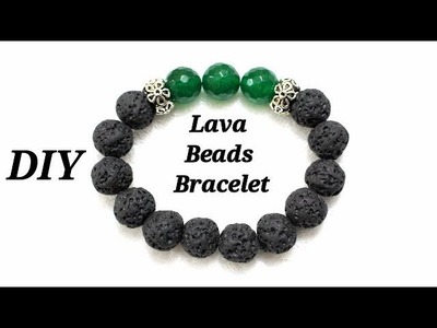 Polymer Clay Tutorials | How To Make Lava Beads With Polymer Clay | Polymer Clay Bracelet