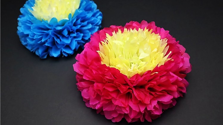 Tissue Paper Flower For Birthday. Wedding. Baby Shower Party Decorations