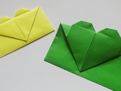 Cara Membuat Origami Amplop Hati-Tutorial Envelope
