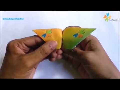Club Mahindra - Origami Flapping Butterfly - Fun Activities for Kids on World Family Day