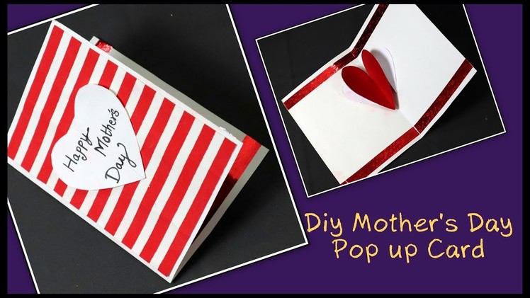 Diy Mother's Day Card | Heart popup card | handmade card|