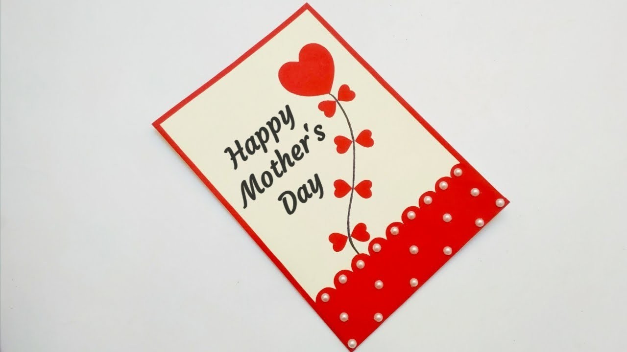 Diy Mothers Day Card Mothers Day Greeting Card Handmade Card