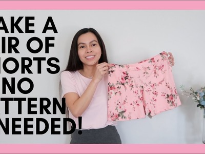 DIY SHORTS, Pajama Shorts, Sewing projects for beginners, SEW ALDO