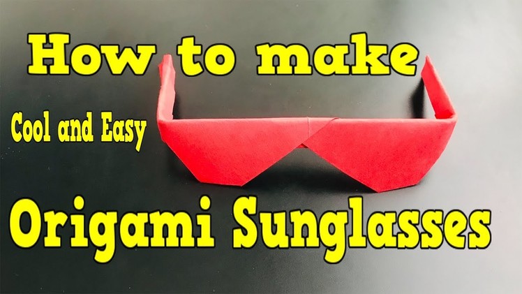 Easy & Cool Origami Sunglasses