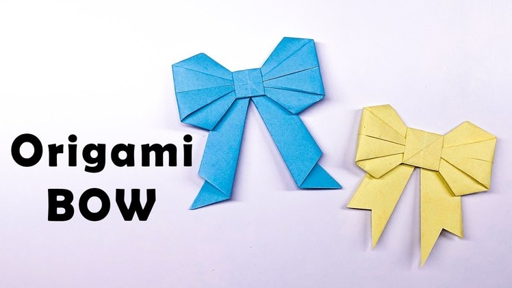 Easy Origami Paper Bow - Cute origami