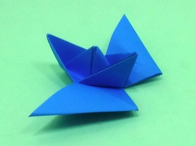 How To Make a Paper Boat That Has Two Wings - Flying Origami Boat