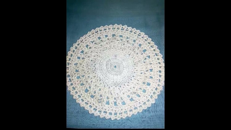 Layer Oval Crochet Doily, P²